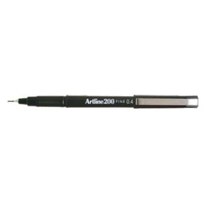 Rotulador Artline 200 negro EK-200