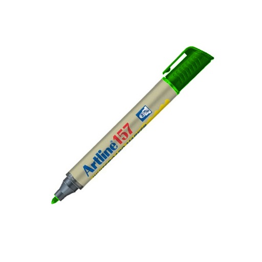 Rotulador para pizarra Artline 157 verde