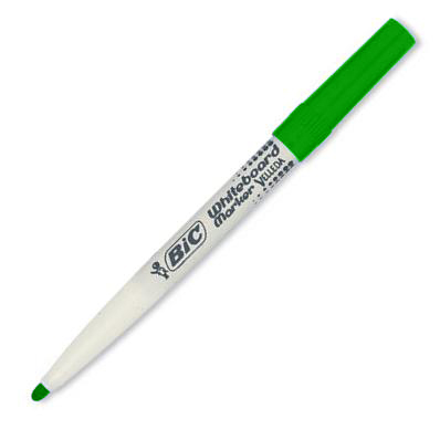 Rotulador para pizarra blanca Bic Velleda 1741 verde (Caja de 12 unidades)