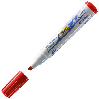 Rotulador para pizarra Bic Velleda 1751 rojo