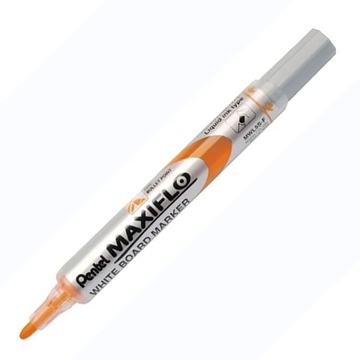 Rotulador para pizarra blanca Pentel Maxiflo MWL5S naranja punta fina