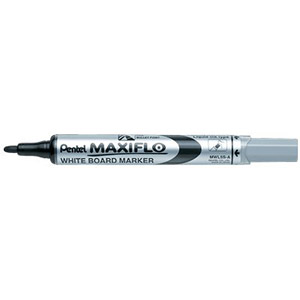 Rotulador para pizarra Pentel Maxiflo punta cónica media negro