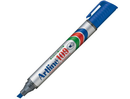 Rotulador permanente Artline 109 azul EK-109