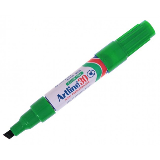 Rotulador permanente Artline 30 verde