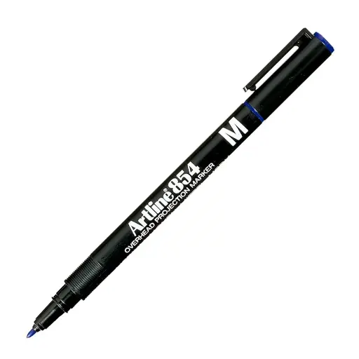 Rotulador permanente Artline 854 azul EK-854 Retroproyección