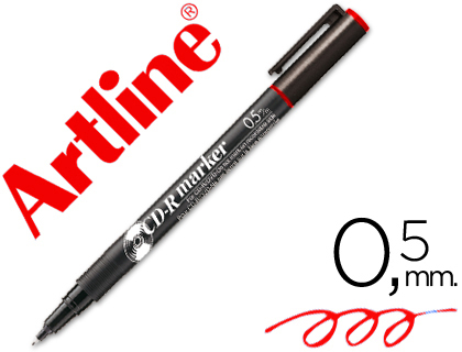 Rotulador permanente Artline 883 rojo