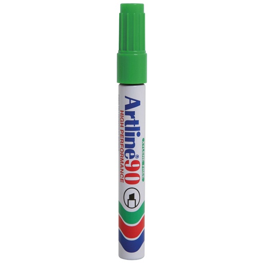 Rotulador permanente Artline 90 verde