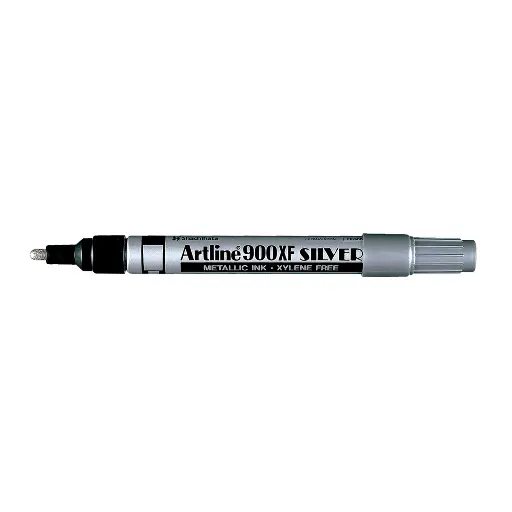 Rotulador permanente Artline 900XF plata