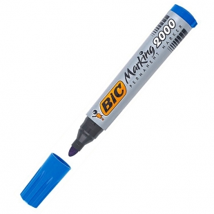 Rotulador permanente Bic 2000 azul