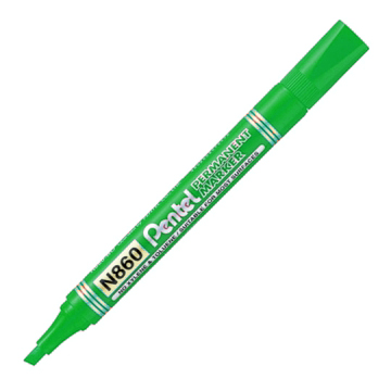 Rotulador permanente Pentel N860 verde