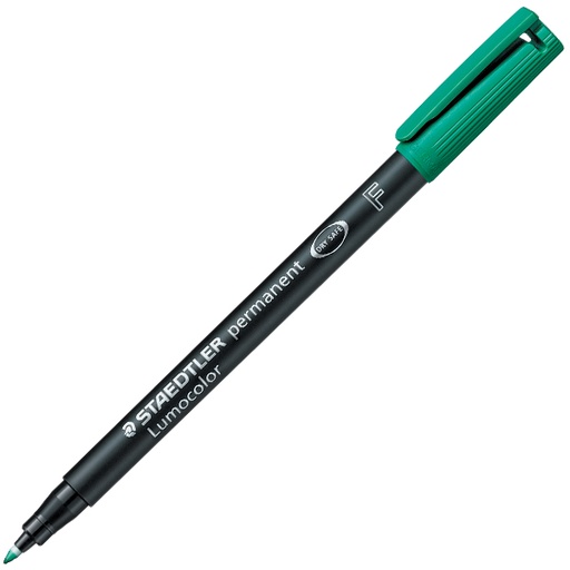 Rotulador permanente Staedtler Lumocolor 318 F verde