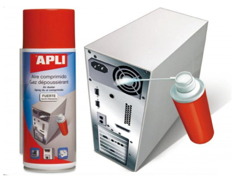 Spray de aire comprimido fuerte Apli