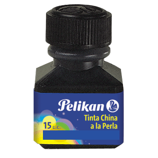 Tinta china azul cobalto en frasco Pelikan