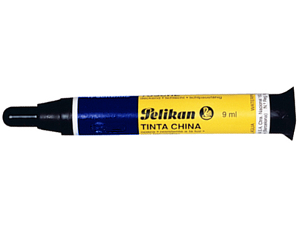 Tinta china azul ultramar en tubo Pelikan