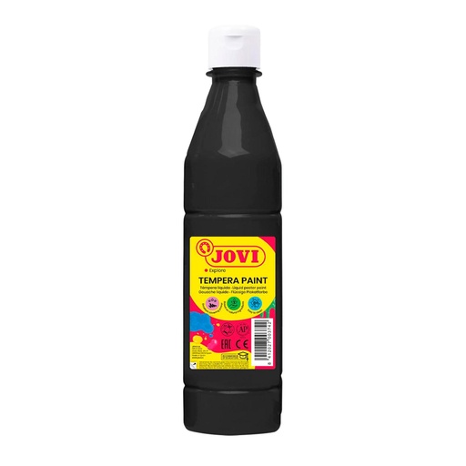 Témpera escolar líquida 500 ml Jovi negra