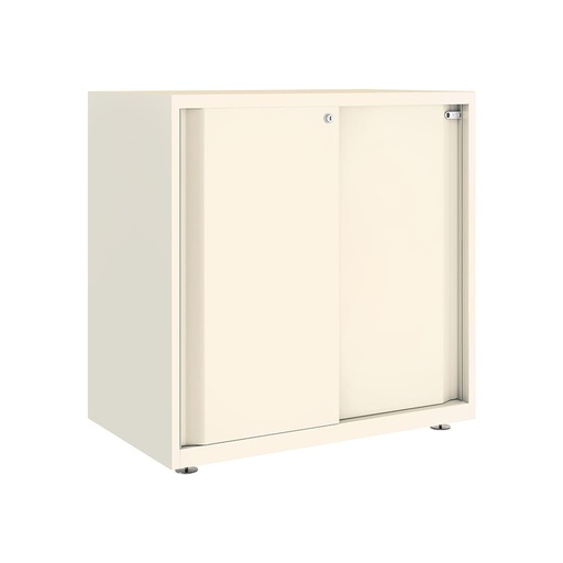 Armario metálico con puerta corredera lisa Bisley Glide 807 x 800 x 470 mm