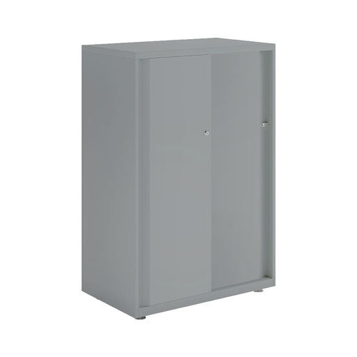 Armario metálico con puerta corredera lisa Glide 1149 x 800 mm