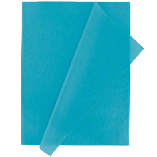 Papel de seda 50 x 75 cm. 25 hojas azul claro Fixo 