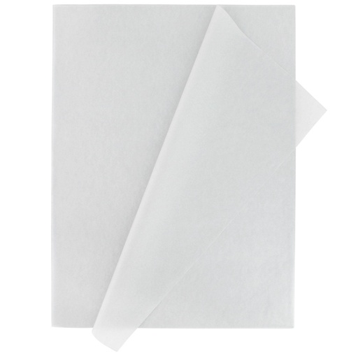 Papel de seda 50 x 75 cm. 25 hojas blanco Fixo