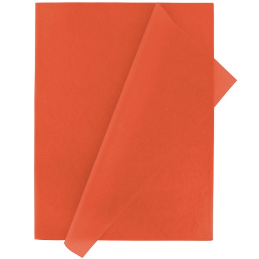 Papel de seda 50 x 75 cm. 25 hojas naranja Fixo 