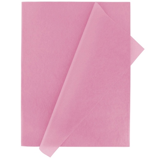 Papel de seda 50 x 75 cm 25 hojas rosa Fixo