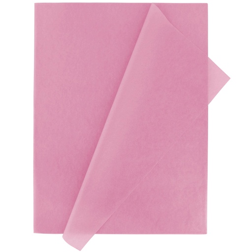 Papel de seda 50 x 75 cm. 25 hojas rosa Fixo