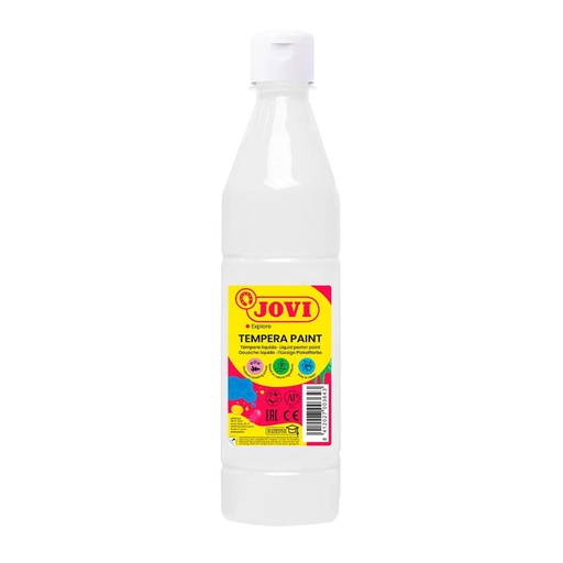 Témpera escolar líquida 500 ml Jovi blanca