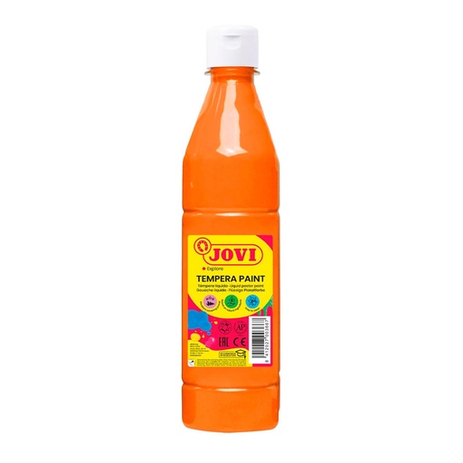 Témpera escolar líquida 500 ml Jovi naranja