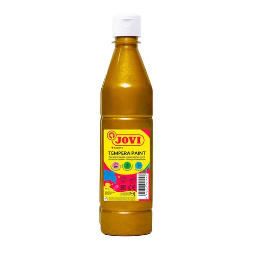 Témpera escolar líquida Jovi 500 ml metalizada oro