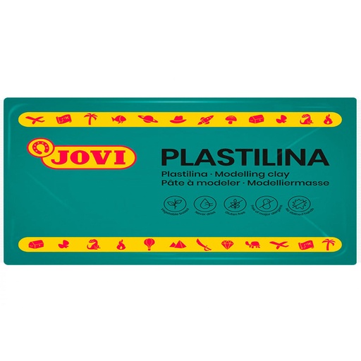 Plastilina verde oscuro 150 g Jovi