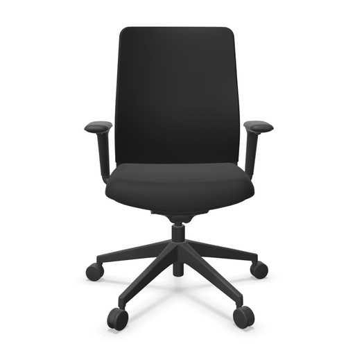 Silla A+S Work 50 negra tapizada Express