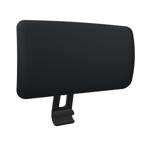 Cabecero para silla A+S Work negro de malla negra