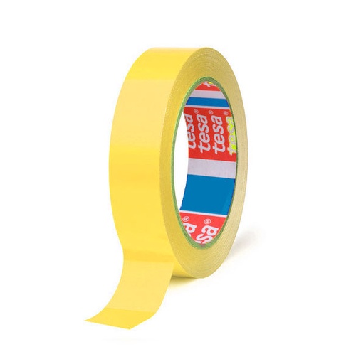 Cinta adhesiva para precintar disfraces amarillo 66 m x 19 mm Tesa