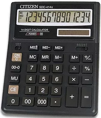 Calculadora de sobremesa Citizen SDC-414II