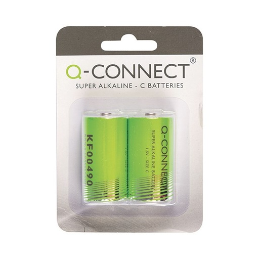 Pilas C Q-Connect (Blíster de 2)
