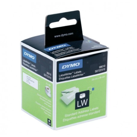 Etiquetas Dymo Labelwriter 89 x 28 mm 99010 2 Rollos