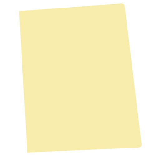 Subcarpeta Folio 180 g/m² amarilla Gio (Paquete 50 unidades)