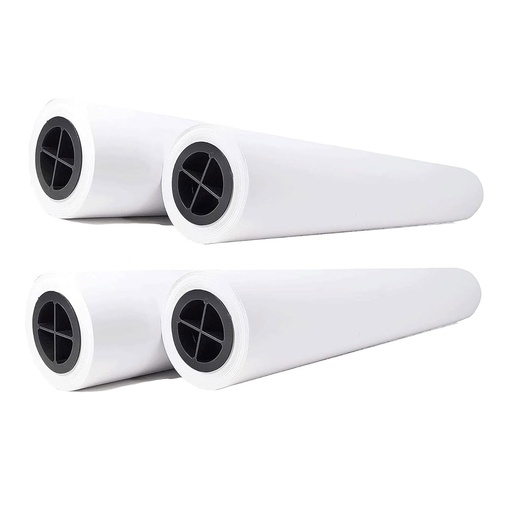 Bobina de papel para plotter 914 mm x 50 m de 80 g/m² (Caja 4 unidades)