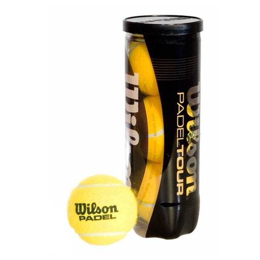 Pelotas de pádel Wilson Tour tubo 3 unidades alta durabilidad