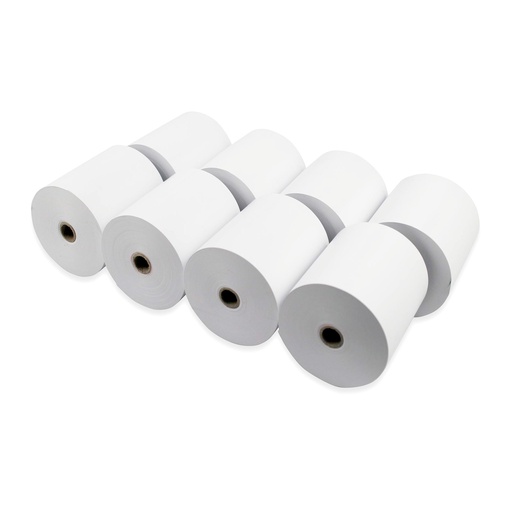 Rollo de papel térmico 80 x 80 x 12 mm (Pack 8 unidades)