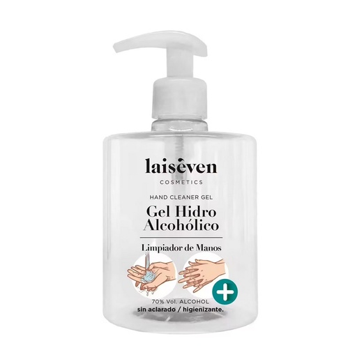 Gel hidroalcohólico 500 ml Laiseven con dosificador – Higiene inmediata de manos