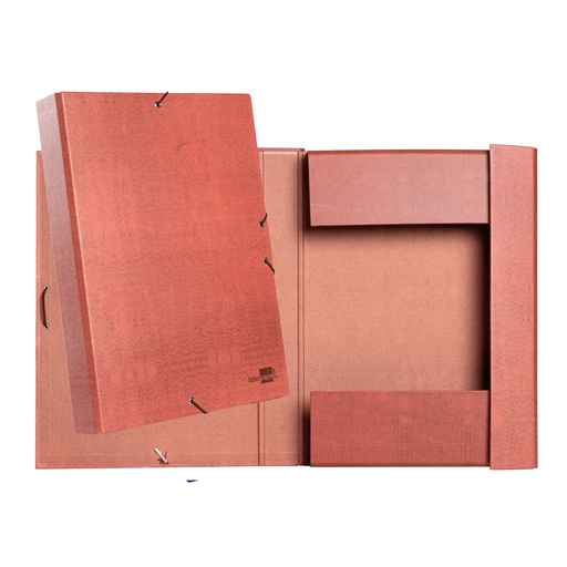 Carpeta de proyectos lomo de 30 mm cuero