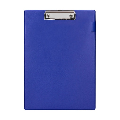Portanotas azul PVC con pinza metálica A4 Q-Connect