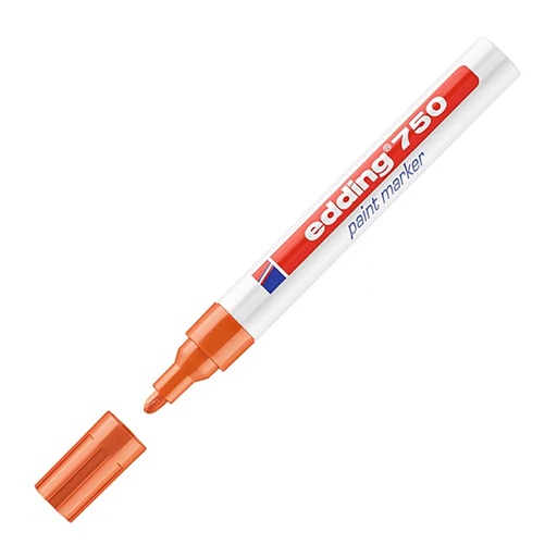 Rotulador permanente Edding 750 naranja