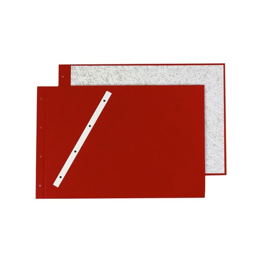 Carpeta de tornillos A3 rojo Geltex