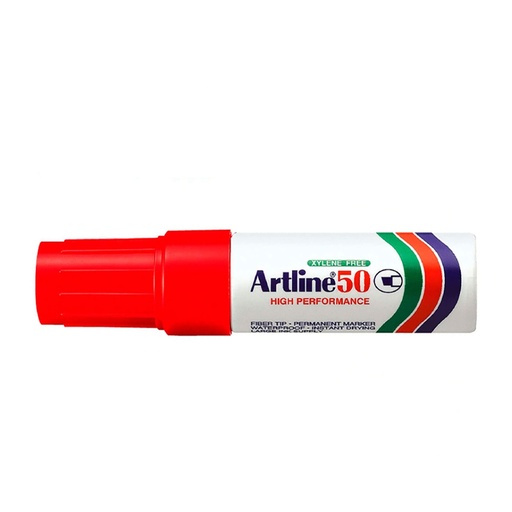 Rotulador permanente Artline 50 rojo EK-50