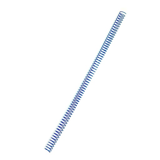 Espiral metálico azul 12 mm 5:1 (Pack de 10)