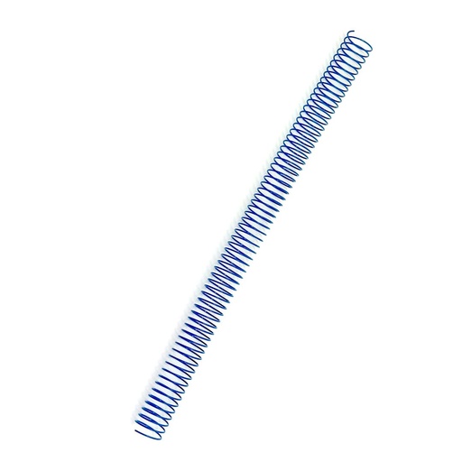 Espiral metálico azul 24 mm 5:1 (Pack de 10)