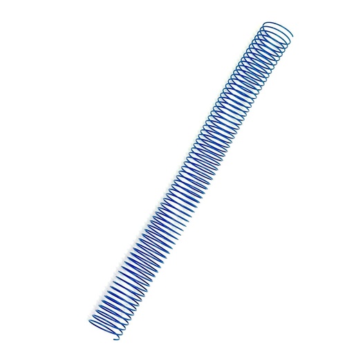 Espiral metálico azul 28 mm 5:1 (Pack de 10)