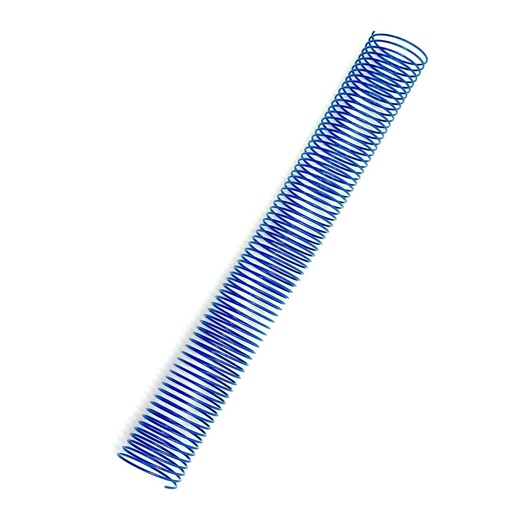 Espiral metálico azul 38 mm 5:1 (Pack de 10)
